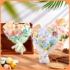 Set Thiệp Chúc Mừng DIY Dạng Bó Hoa - Tự Làm, Tặng Bạn Bè, Người Thân, Thầy Cô, Kèm Túi Đựng - Giá 32.000 VND 3