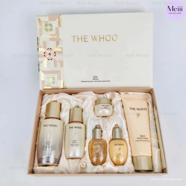 Set Tinh chất The Whoo Bichup 6 món Ultimate Recovery - Dưỡng da sâu, giảm 20%