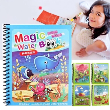 Set Tô Màu Nước Ma Thuật Bé Magic Invisible Ink Dùng Nhiều Lần Giá 34.000₫