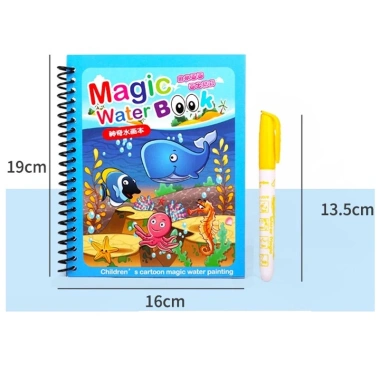 Set Tô Màu Nước Ma Thuật Bé Magic Invisible Ink Dùng Nhiều Lần Giá 34.000₫