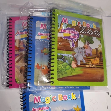 Set Tô Màu Nước Ma Thuật Bé Magic Invisible Ink Dùng Nhiều Lần Giá 34.000₫