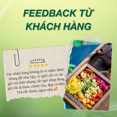 Set Trà An Nhiên Detox Bảy Vị 1.990s - Thanh Nhiệt, Sáng Da, An Thần Ngủ Ngon, Chống Lão Hóa - Giá chỉ 190.000 VND