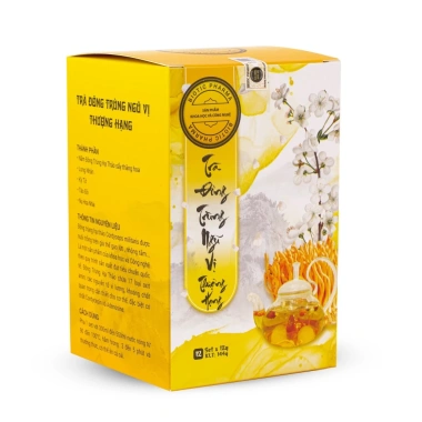 Sét trà đông trùng ngũ vị thượng hạng Viện Hàn Lâm KHCN set 2 hộp giá ưu đãi 380.000 VND