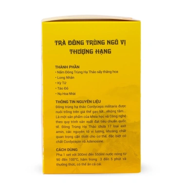 Sét trà đông trùng ngũ vị thượng hạng Viện Hàn Lâm KHCN set 2 hộp giá ưu đãi 380.000 VND