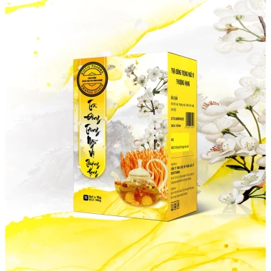 Sét trà đông trùng ngũ vị thượng hạng Viện Hàn Lâm KHCN set 2 hộp giá ưu đãi 380.000 VND 7 Sét trà đông trùng ngũ vị thượng hạng Viện Hàn Lâm KHCN set 2 hộp giá ưu đãi 380.000 VND 7