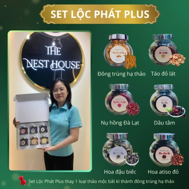 Set Trà Hoa Thảo Mộc 6 vị - Quà tặng người thân, hộp túi The Nest House, 286.000 VND 3
