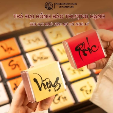 Set Trà Quà Tặng Thư Pháp Sang Trọng – Quà Tết, Khai Trương, Tân Gia 699k 7