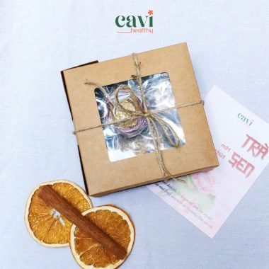 Set Trà Sen Nguyên Bông Sấy Lạnh - Quà Tặng Ý Nghĩa, Cải Thiện Giấc Ngủ, Giá 150.000 VND