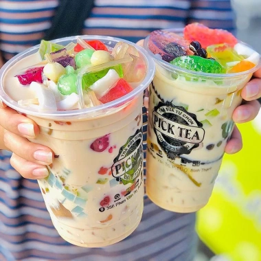 Sét trà sữa trân châu Phúc Long nấu tại nhà 8-10 ly – Set nguyên liệu Hucha 55k