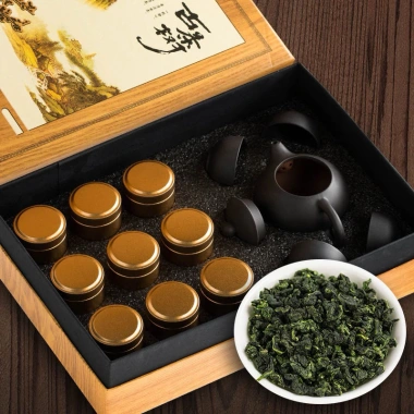 Set Trà Thiết Quan Âm kèm ấm chén hộp sang trọng và Quà biếu tặng, chỉ 300.000đ 2