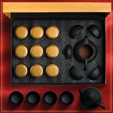 Set Trà Thiết Quan Âm kèm ấm chén hộp sang trọng và Quà biếu tặng, chỉ 300.000đ 3