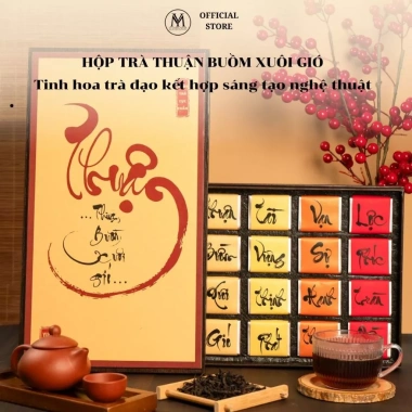 Set Trà Thư Pháp Thuận Buồm Xuôi Gió - Quà Tết Khai Trương Tân Gia 304.000₫ 2