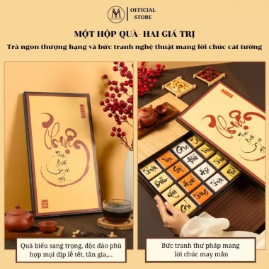 Set Trà Thư Pháp Thuận Buồm Xuôi Gió - Quà Tết Khai Trương Tân Gia 304.000₫ 3
