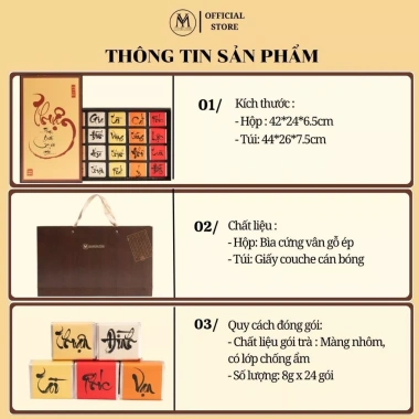 Set Trà Thư Pháp Thuận Buồm Xuôi Gió - Quà Tết Khai Trương Tân Gia 304.000₫ 6