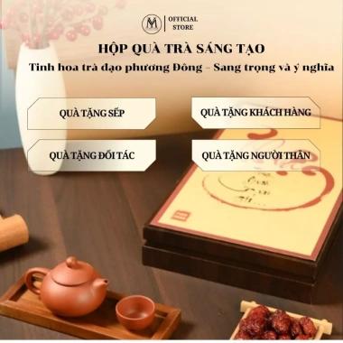Set Trà Thư Pháp Thuận Buồm Xuôi Gió - Quà Tết Khai Trương Tân Gia 304.000₫ 9