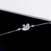 Set trang sức bạc nữ CHY SILVER thiên nga hồng đuôi cao - Bạc thật, giá 360k 8