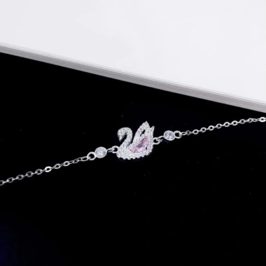 Set trang sức bạc nữ CHY SILVER thiên nga hồng đuôi cao - Bạc thật, giá 360k 8 Set trang sức bạc nữ CHY SILVER thiên nga hồng đuôi cao - Bạc thật, giá 360k 8