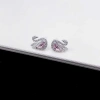 Set trang sức bạc nữ CHY SILVER thiên nga hồng đuôi cao - Bạc thật, giá 360k 10