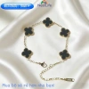 Set trang sức titan phủ vàng 18K hoa bốn lá may mắn - Thanh lịch, sang trọng, giá 63.000₫