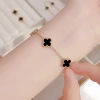 Set trang sức titan phủ vàng 18K hoa bốn lá may mắn - Thanh lịch, sang trọng, giá 63.000₫ 4