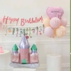Set trang trí sinh nhật hoa lá hoạt hình vintage phong cách Hàn Quốc đơn giản - THODECOR giá 59.500 VND 6