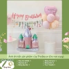 Set trang trí sinh nhật hoa lá hoạt hình vintage phong cách Hàn Quốc đơn giản - THODECOR giá 59.500 VND 14