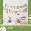 Set trang trí sinh nhật hoa lá hoạt hình vintage phong cách Hàn Quốc đơn giản - THODECOR giá 59.500 VND 15