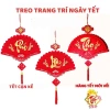 Set trang trí Tết 2.025 - Bộ 3 khánh quạt nhung Phúc Lộc Thọ, treo tết, giá ưu đãi 15.000đ - Thomsoncare