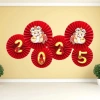 Set Trang Trí Tết 2.025 Soha - Chữ Alu Đỏ, Vải Nhung, Hoa Chúc Mừng Năm Mới, Giá chỉ 39.000đ 10