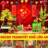 Set Trang Trí Tết 2.026 Phông Nền và Tranh Vải Bính Ngọ Giá Ưu Đãi 159.000 VND