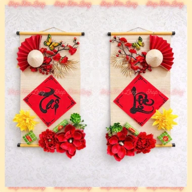 Set Trang Trí Tết Bình Ngọ 2.026 - Phụ Kiện Tre Mạnh Giá 150k, Trang Trí Nhà Cửa, Quán Xá