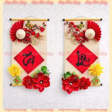 Set Trang Trí Tết Bình Ngọ 2.026 - Phụ Kiện Tre Mạnh Giá 150k, Trang Trí Nhà Cửa, Quán Xá