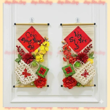 Set Trang Trí Tết Bình Ngọ 2.026 - Phụ Kiện Tre Mạnh Giá 150k, Trang Trí Nhà Cửa, Quán Xá
