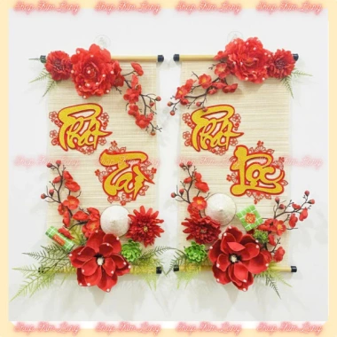 Set Trang Trí Tết Bình Ngọ 2.026 - Phụ Kiện Tre Mạnh Giá 150k, Trang Trí Nhà Cửa, Quán Xá