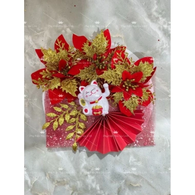 Set trang tri Tet thap banh va thap nuoc 6-8 mon kem keo nen gia uu dai 30.000d