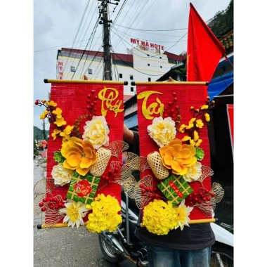 Set Tranh Treo Tường Phát Tài Hoa Mai Vàng – Trang Trí Tết May Mắn, Giá 79.000đ 2