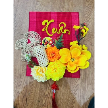 Set Tranh Treo Tường Phát Tài Hoa Mai Vàng – Trang Trí Tết May Mắn, Giá 79.000đ 5
