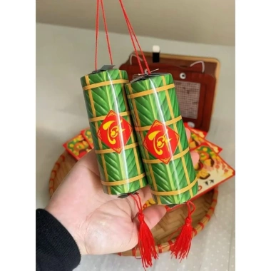 Set Treo Bánh Chưng & Giò Decor Tết Bính Ngọ 2.026 - Hà My Decor Giá chỉ 30.000đ