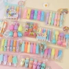 SET túi rút 6c bút nhớ dòng cute và highlight, bút dạ quang mini nhiều màu, chỉ 25.000 VND 2