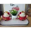 Set tượng mèo Thần Tài May Mắn – Tài Lộc Trang Trí Ô Tô & Bàn Làm Việc, Giá 66.000₫ 5