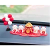 Set tượng mèo Thần Tài may mắn - Trang trí tài lộc ô tô, bàn làm việc, giảm giá 66.000₫