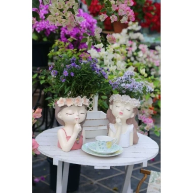 Set Tượng Thạch Cao Cô Gái 29cm + 12 Màu, 2 Cọ, Khay - Tặng 1 SP, Giá 105.000 VND
