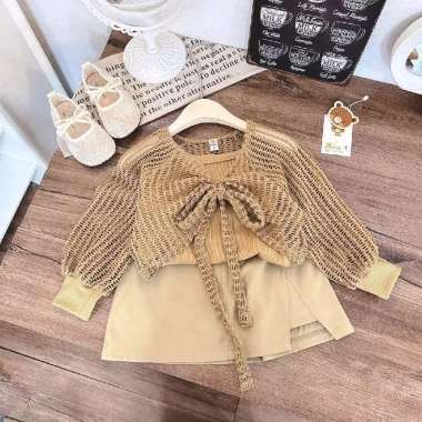 Sét Váy 3 chi tiết cho bé gái – Áo lưới, áo dây, chân váy dáng A vải thô, giá 159.900₫ 9 Sét Váy 3 chi tiết cho bé gái – Áo lưới, áo dây, chân váy dáng A vải thô, giá 159.900₫ 9