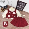Sét váy áo 3 chi tiết chất dạ siêu đẹp, tặng túi, mặc Tết cho bé - chỉ 249.000đ 2