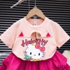 Set Váy Áo Bé Gái 11-40kg Hello Kitty Thiết Kế Tầng, Thun Mềm Mại, Màu Sắc Nổi Bật - Giá Ưu Đãi 175.750₫ 2