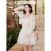 Set Váy Chấm Bi La Rosa - Cúp Ngực Nhún, Thun Xòe Nhẹ + Cardigan Mỏng Dài Tay - 479k 2