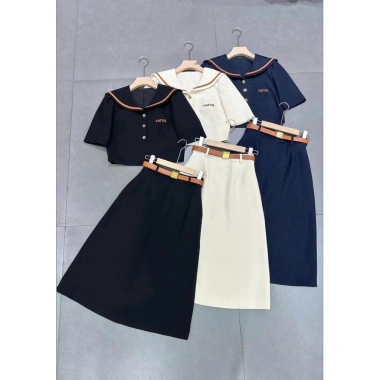 Set Váy Công Sở Chiva Sang Trọng, Chân Váy Chữ A Tôn Dáng - Xưởng May Tại Nhà Giá 357k 4 Set Váy Công Sở Chiva Sang Trọng, Chân Váy Chữ A Tôn Dáng - Xưởng May Tại Nhà Giá 357k 4