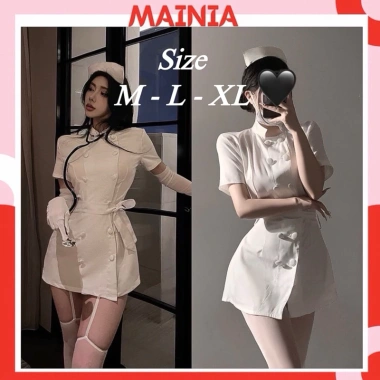 Set Váy Cosplay Cô Y Tá Full Size 40-75Kg - Đẹp, Thoải Mái, Giá Ưu Đãi 155.500₫