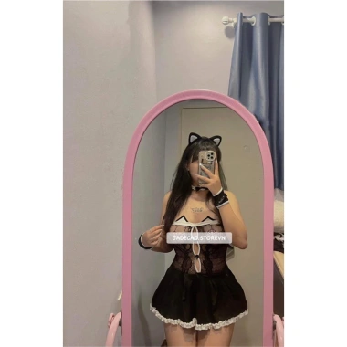 Set Váy Cosplay Mèo Full Phụ Kiện Big Size - Giá Ưu Đãi 180k, Thoải Mái, Đẹp Dáng