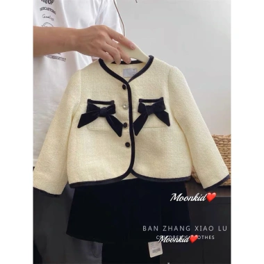 Set váy dạ xinh bé gái áo dạ mix chân váy nhung 10-25kg Giá 185.000 VNĐ 4